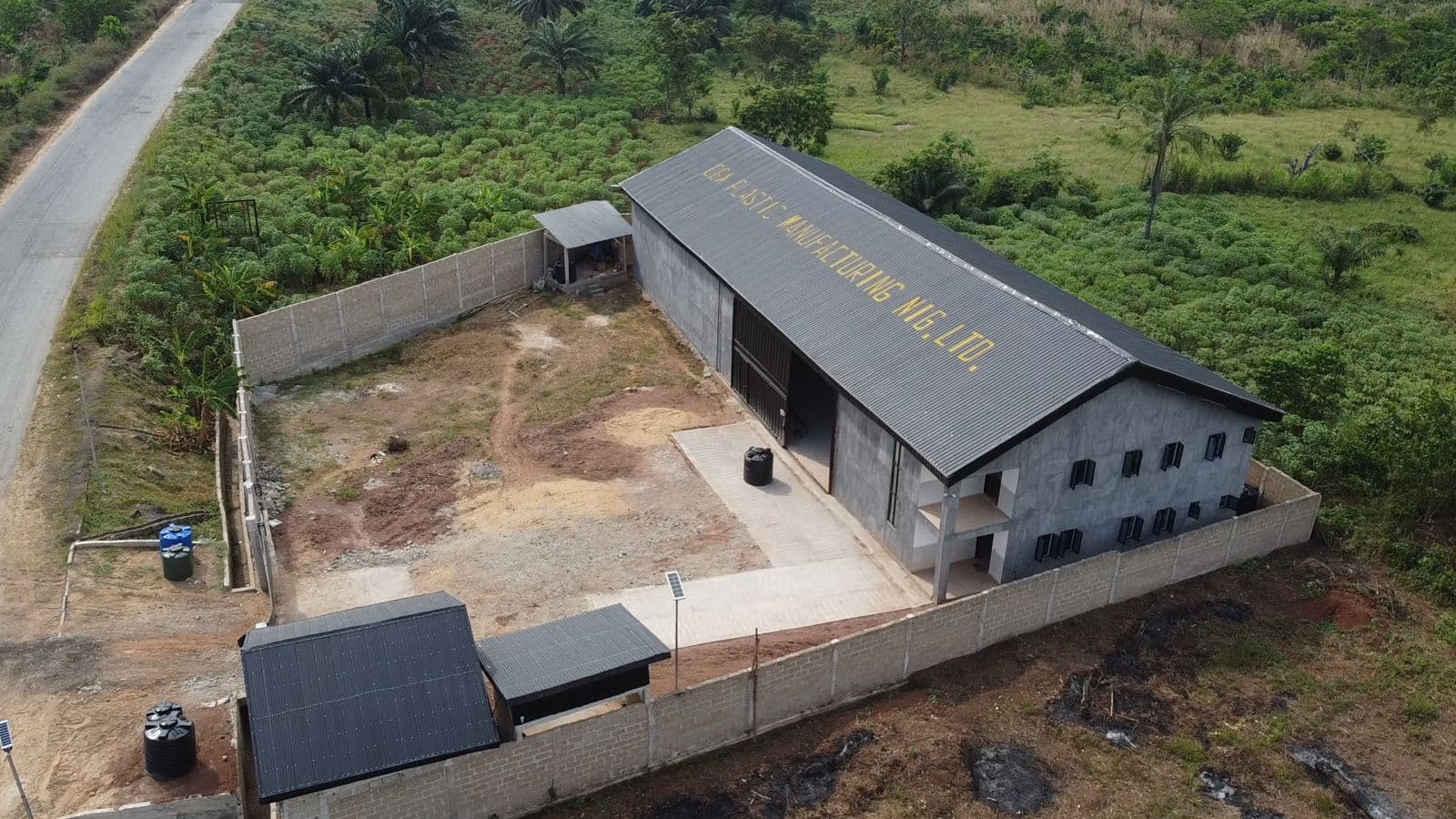 OGA PLASTIC Manufacturing facility — aerial view